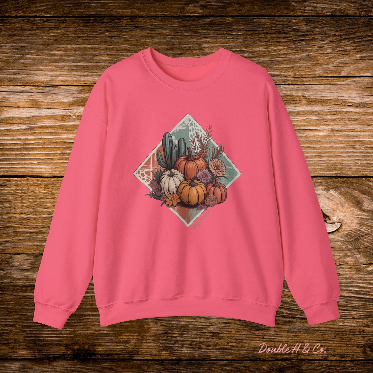 Rustic Fall Pumpkin Crewneck