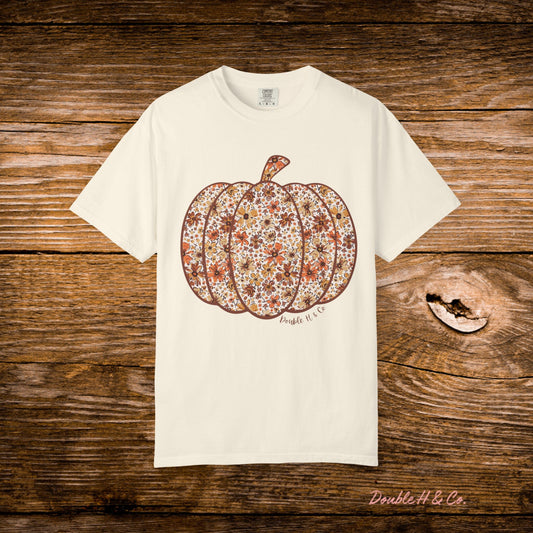 Floral Pumpkin Tee
