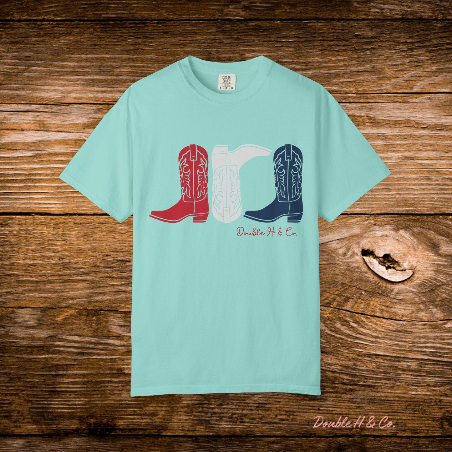 Patriotic Cowboy Boots Tee
