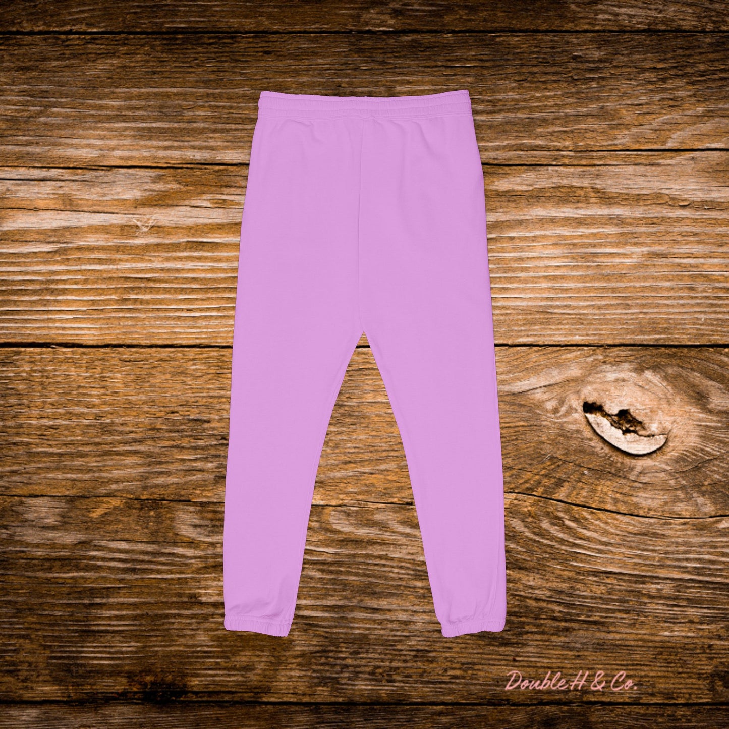 Double H & Co Embroidered Joggers