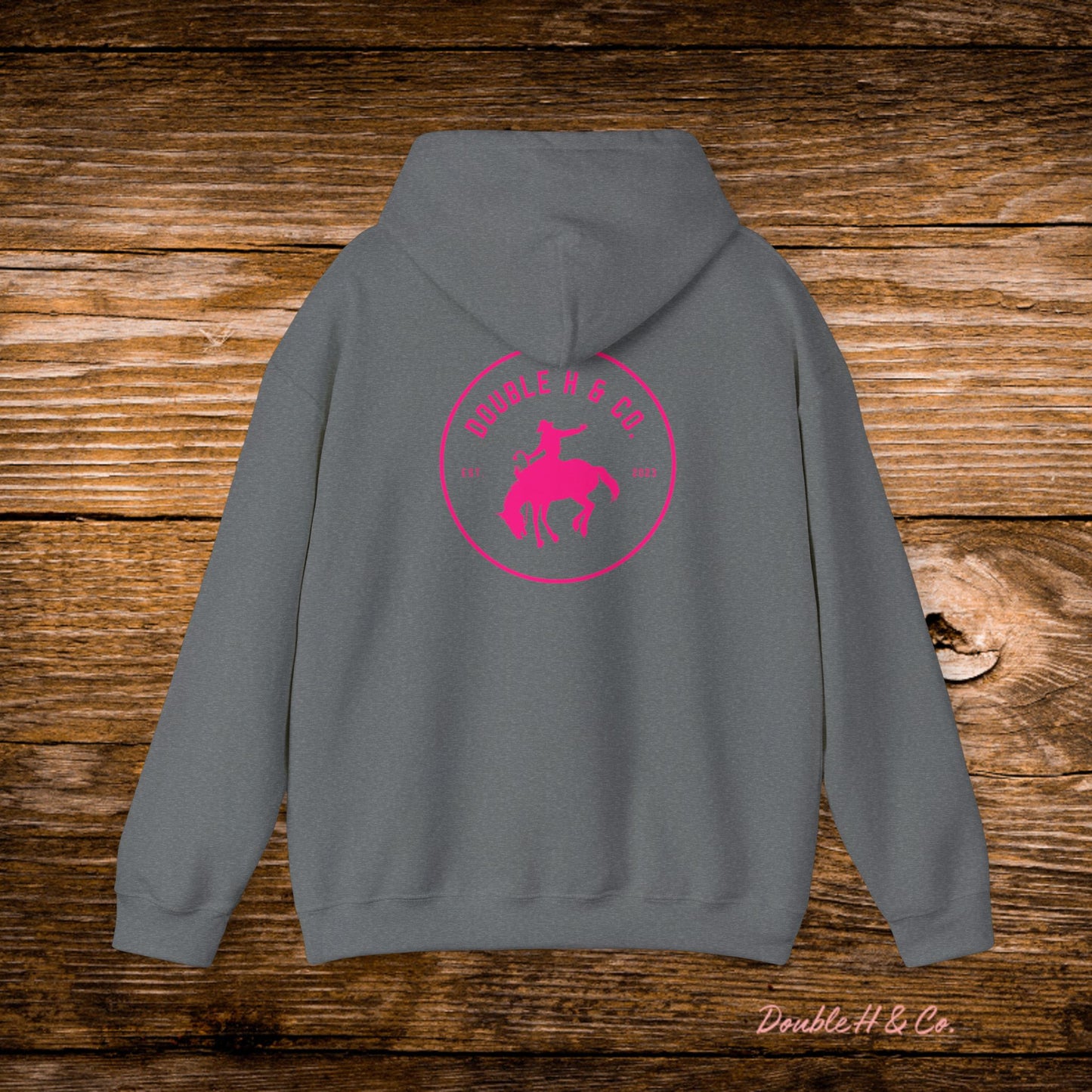 Hot Pink Logo Hoodie