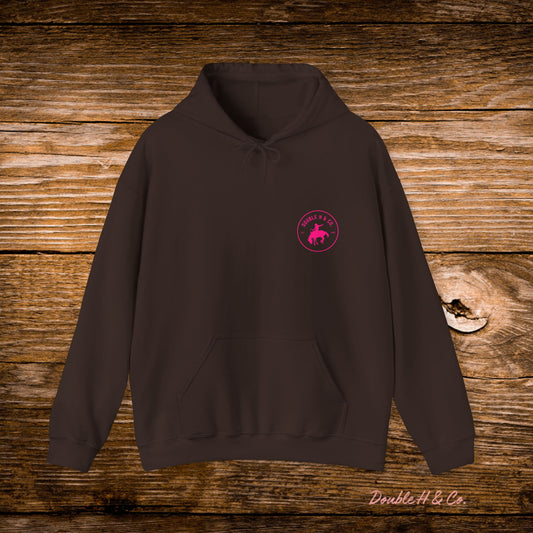 Hot Pink Logo Hoodie