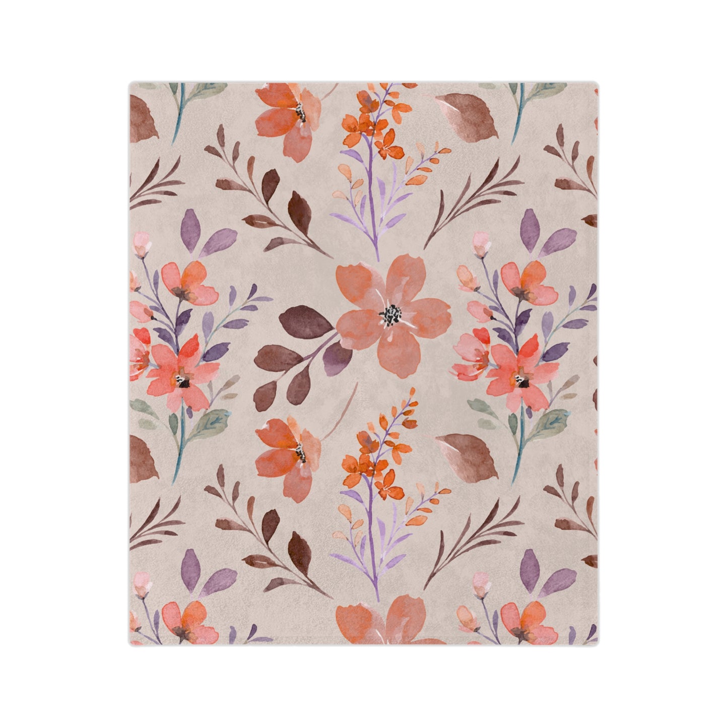 Floral Throw Blanket