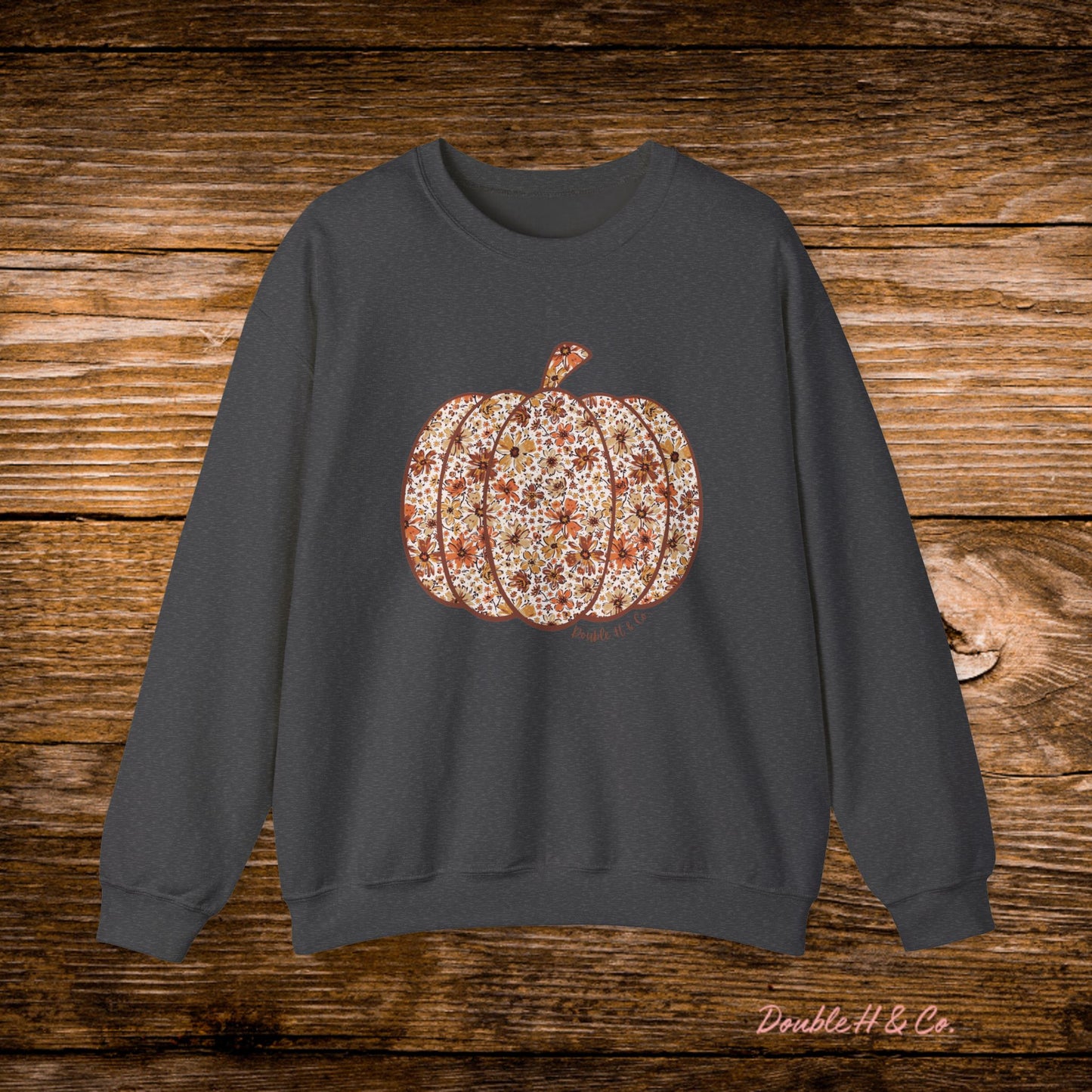 Floral Pumpkin Crewneck