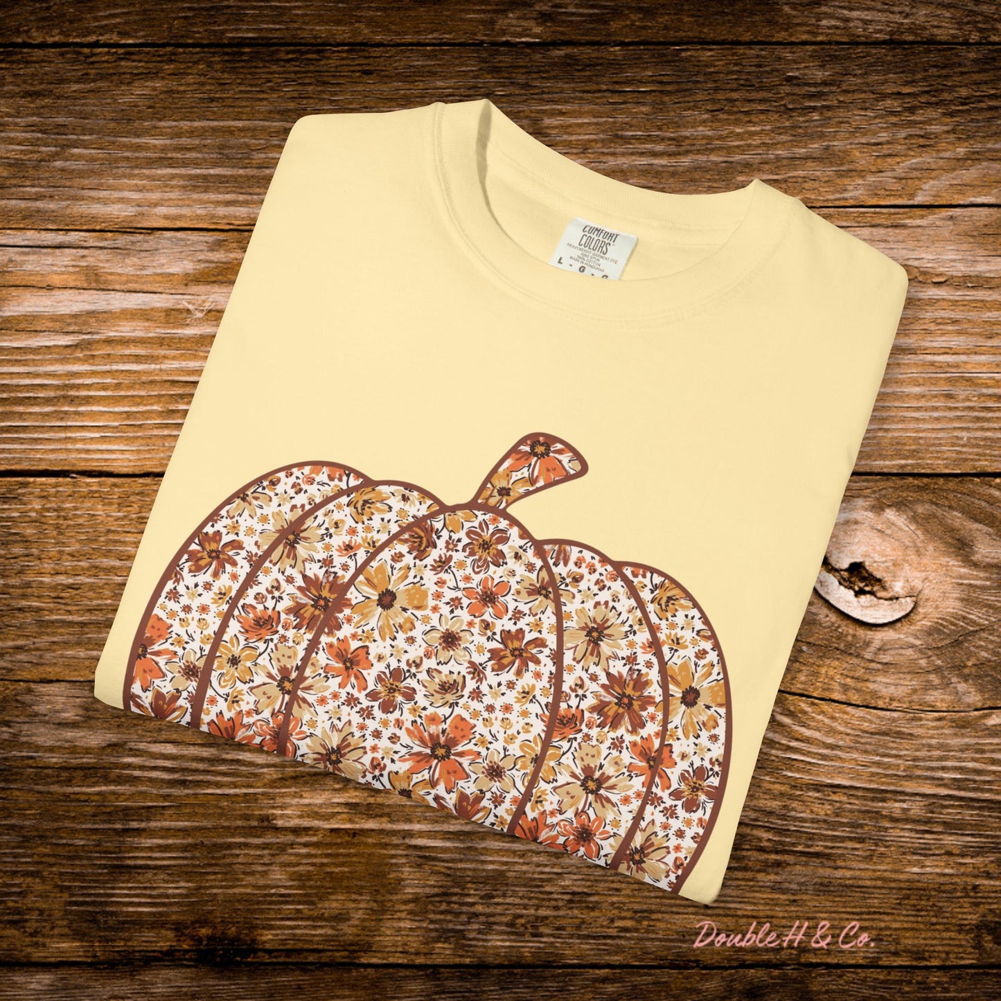 Floral Pumpkin Tee