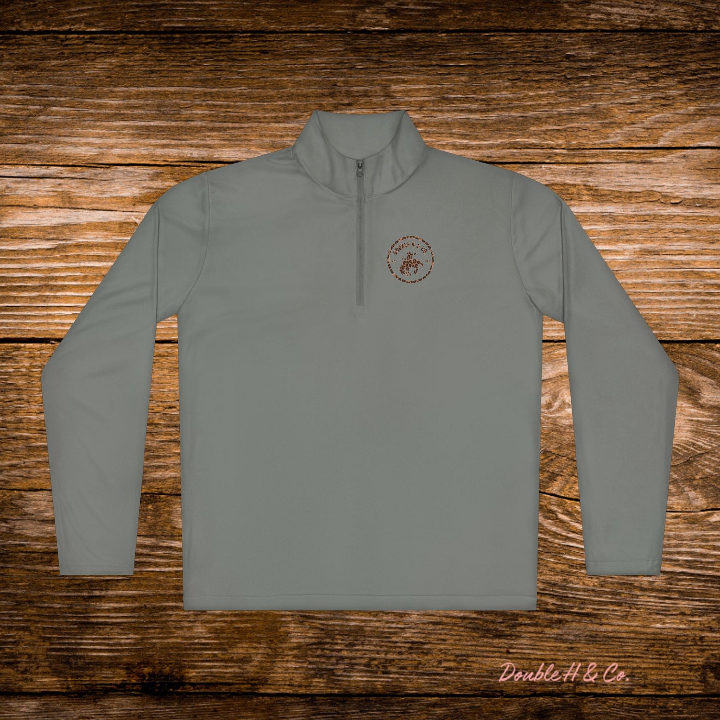 Lightweight Quarter Zip Pullover w/ Cheetah Logo