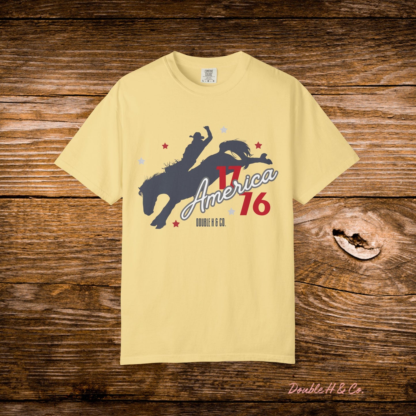 America Bucking Horse Graphic Tee