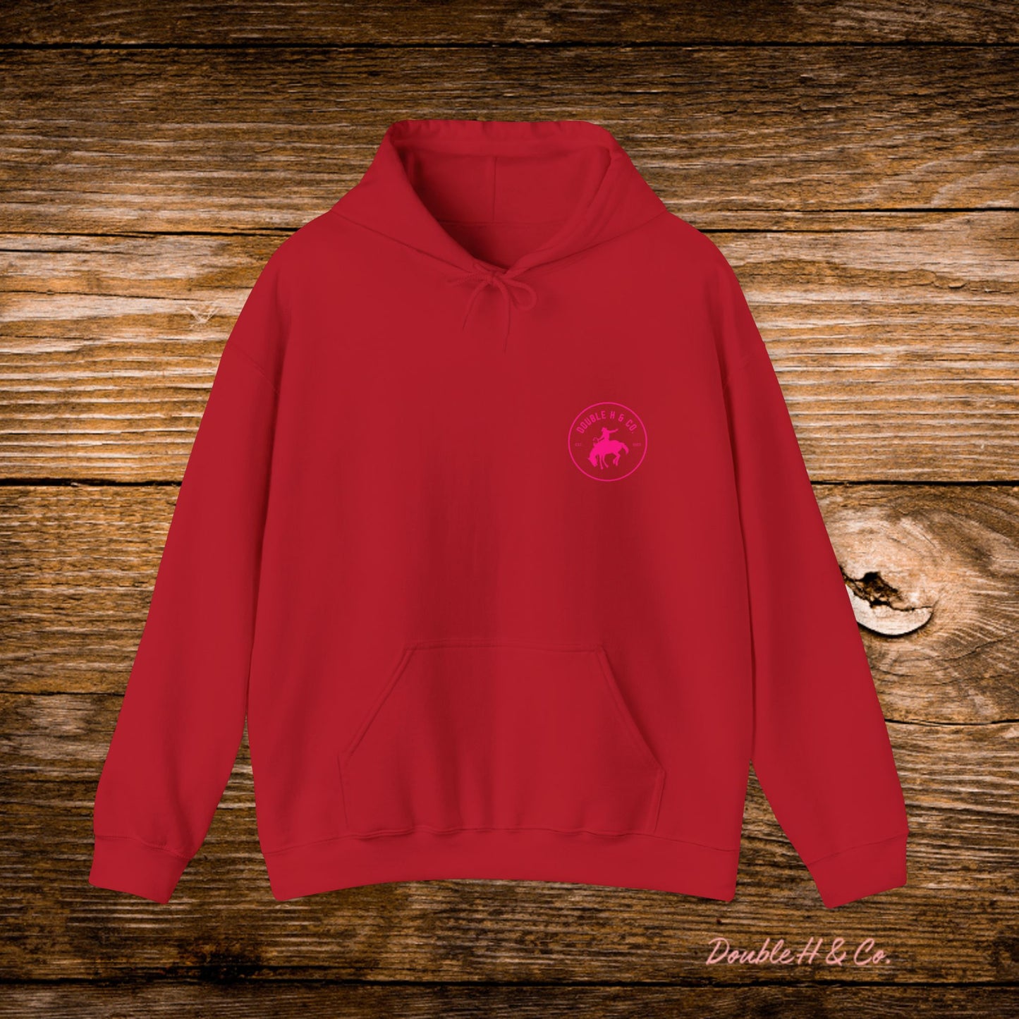 Hot Pink Logo Hoodie