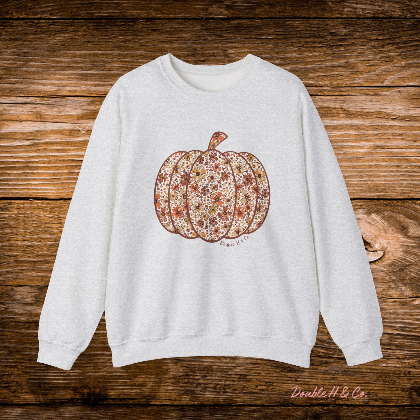 Floral Pumpkin Crewneck