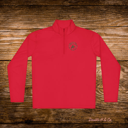 Lightweight Quarter Zip Pullover w/ Cheetah Logo