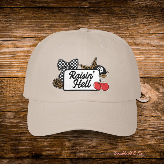 Raisin' Hell Embroidered Hat