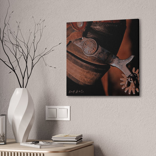 Rustic Boot & Spur Canvas