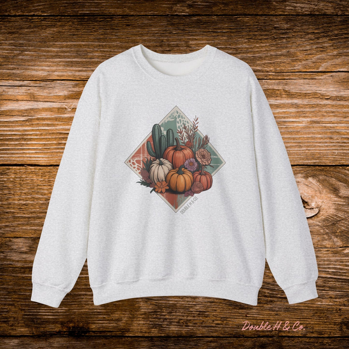 Rustic Fall Pumpkin Crewneck