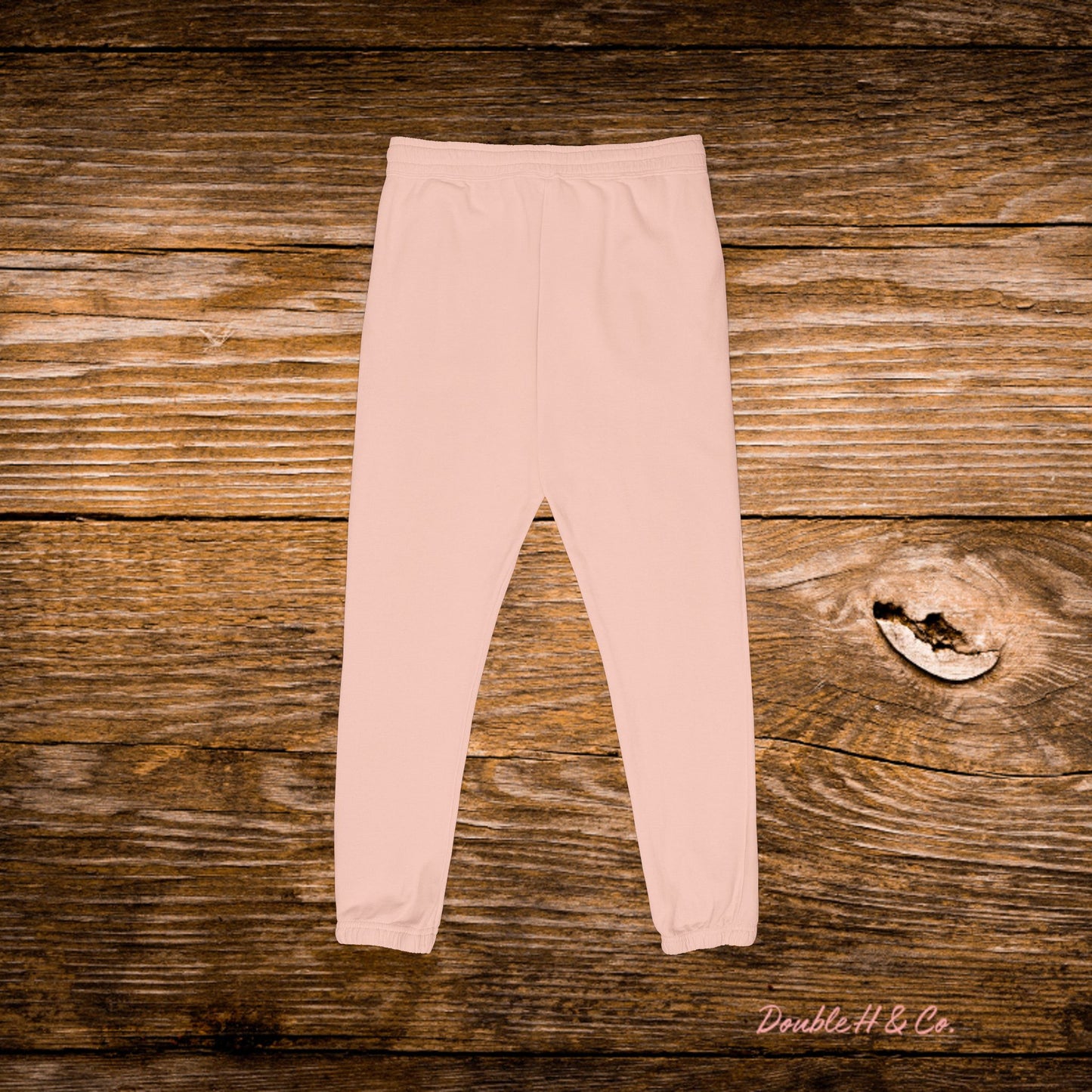 Double H & Co Embroidered Joggers