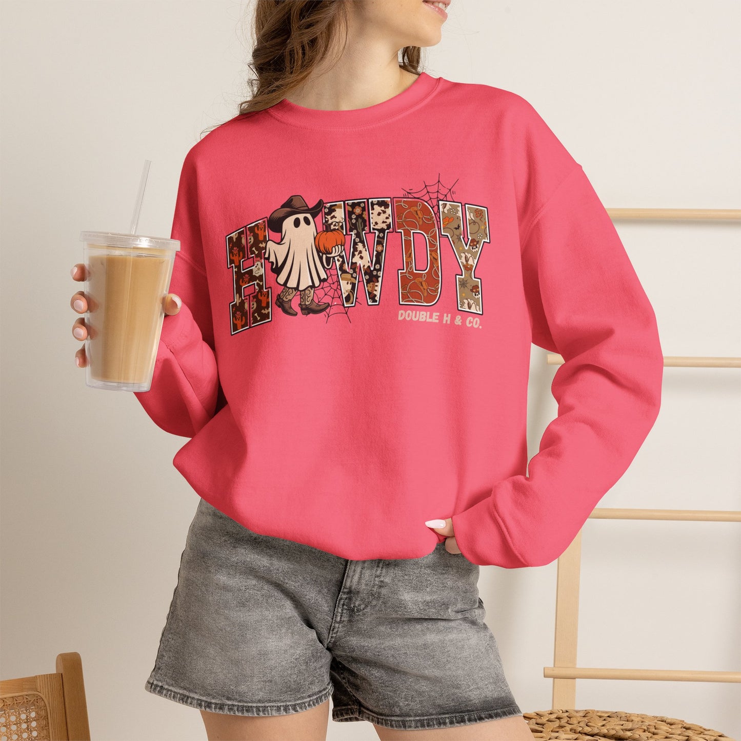Howdy Cowboy Ghost Crewneck