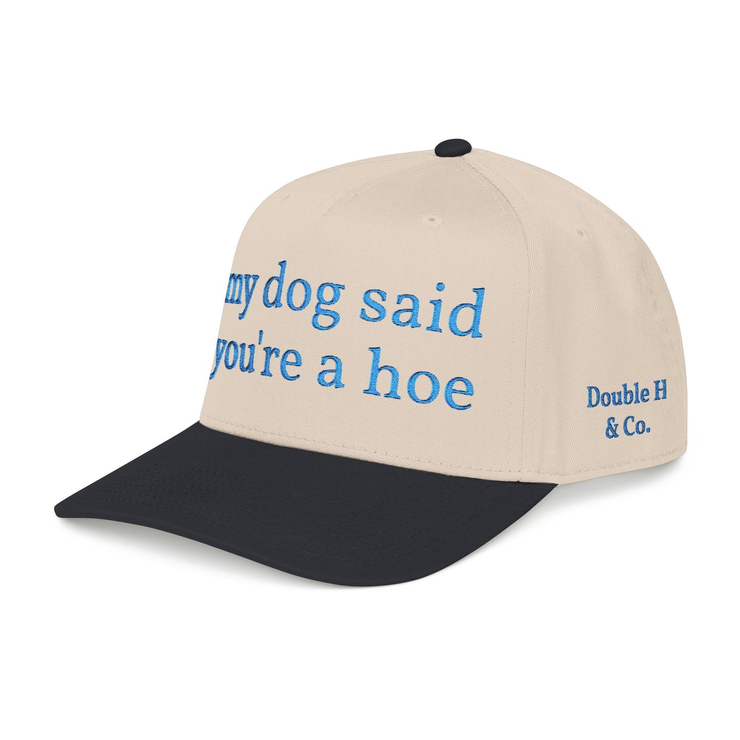 "My Dog Said You're A Hoe" Hat (Turquoise)