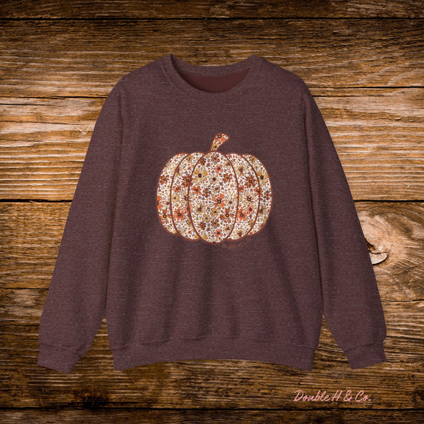 Floral Pumpkin Crewneck