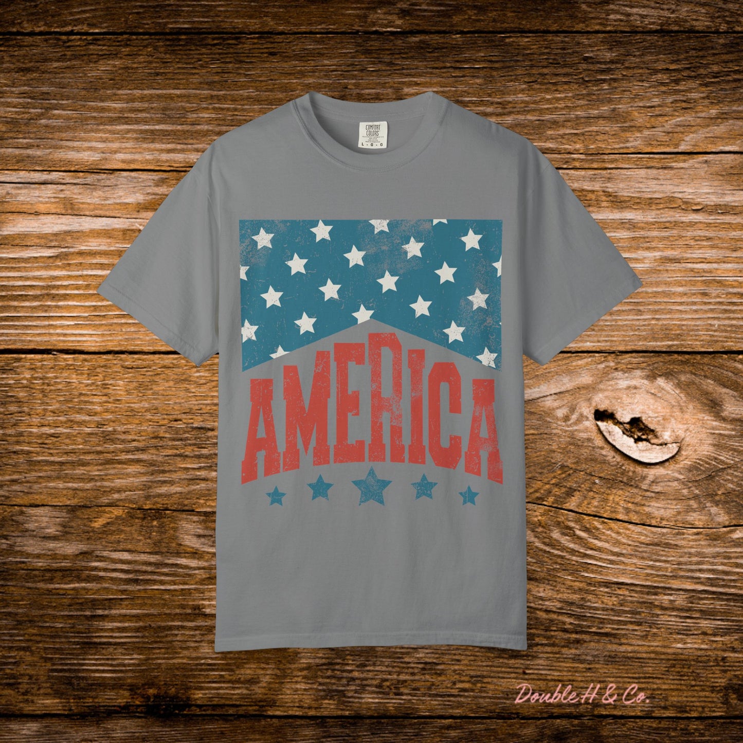America Vintage Flag Tee