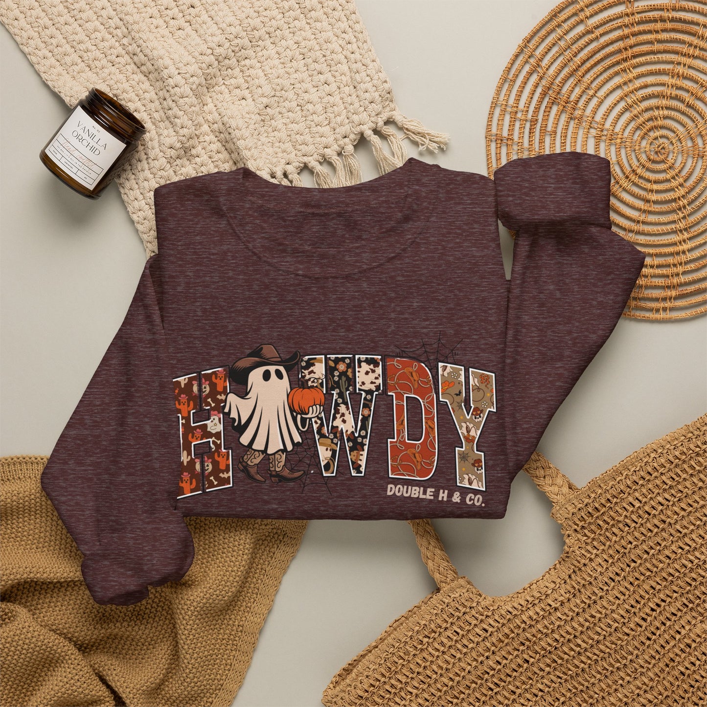 Howdy Cowboy Ghost Crewneck