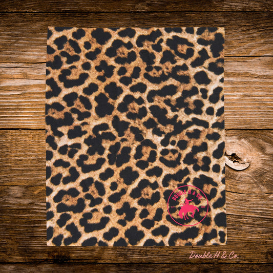 Leopard w/ Pink Logo Throw Blanket