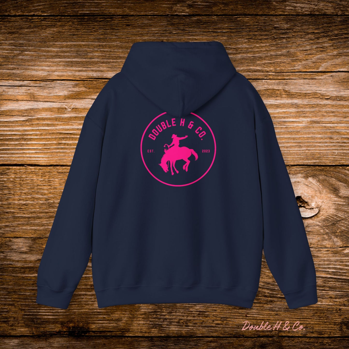 Hot Pink Logo Hoodie