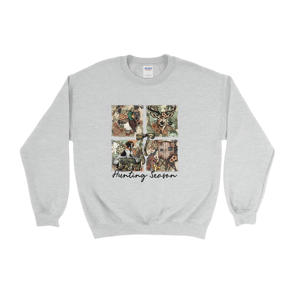 Camo Duck Deer Hunting Season Crewneck