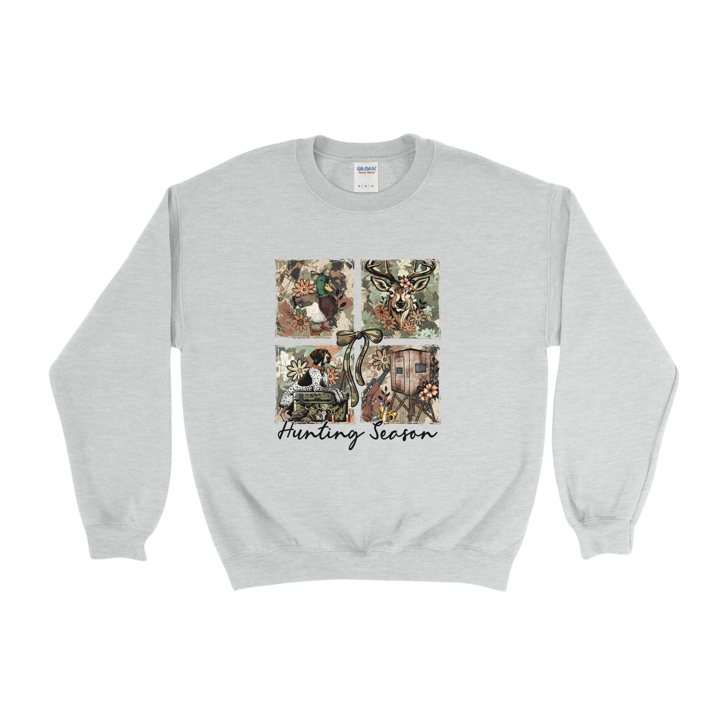 Camo Duck Deer Hunting Season Crewneck
