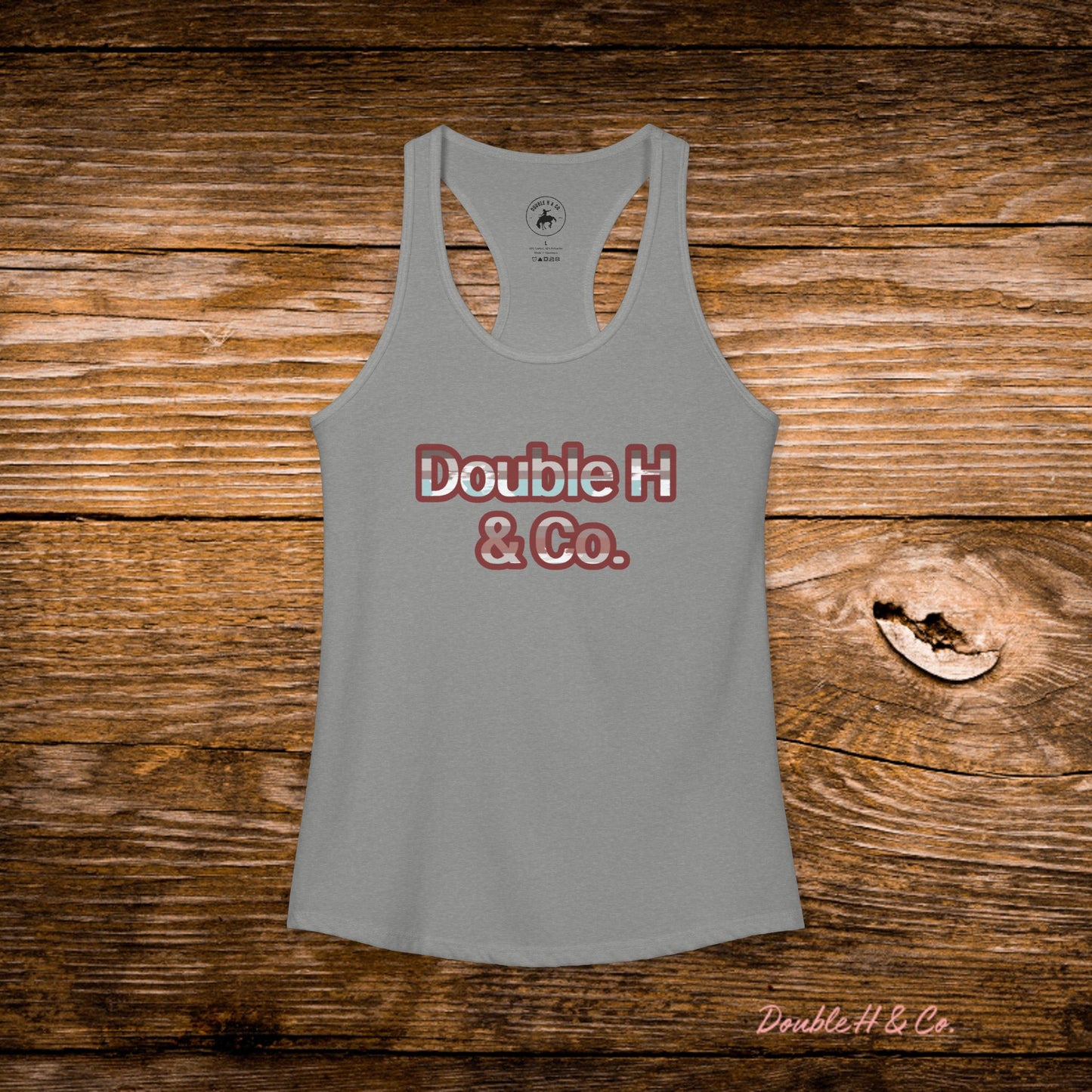 Stripped Aztec & Grey Razorback Tank