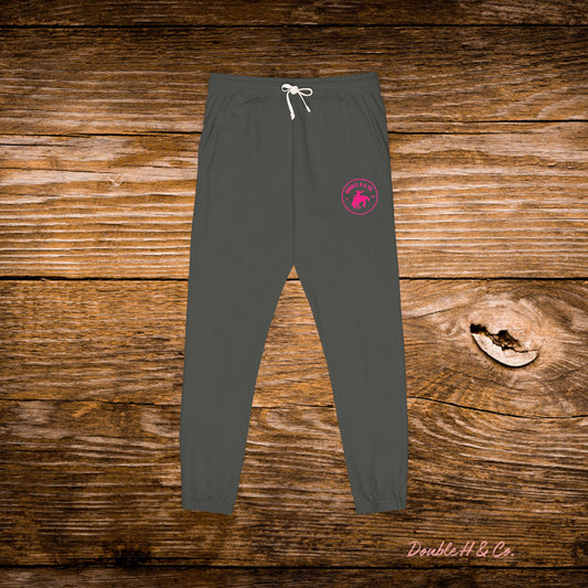 Double H & Co Embroidered Joggers