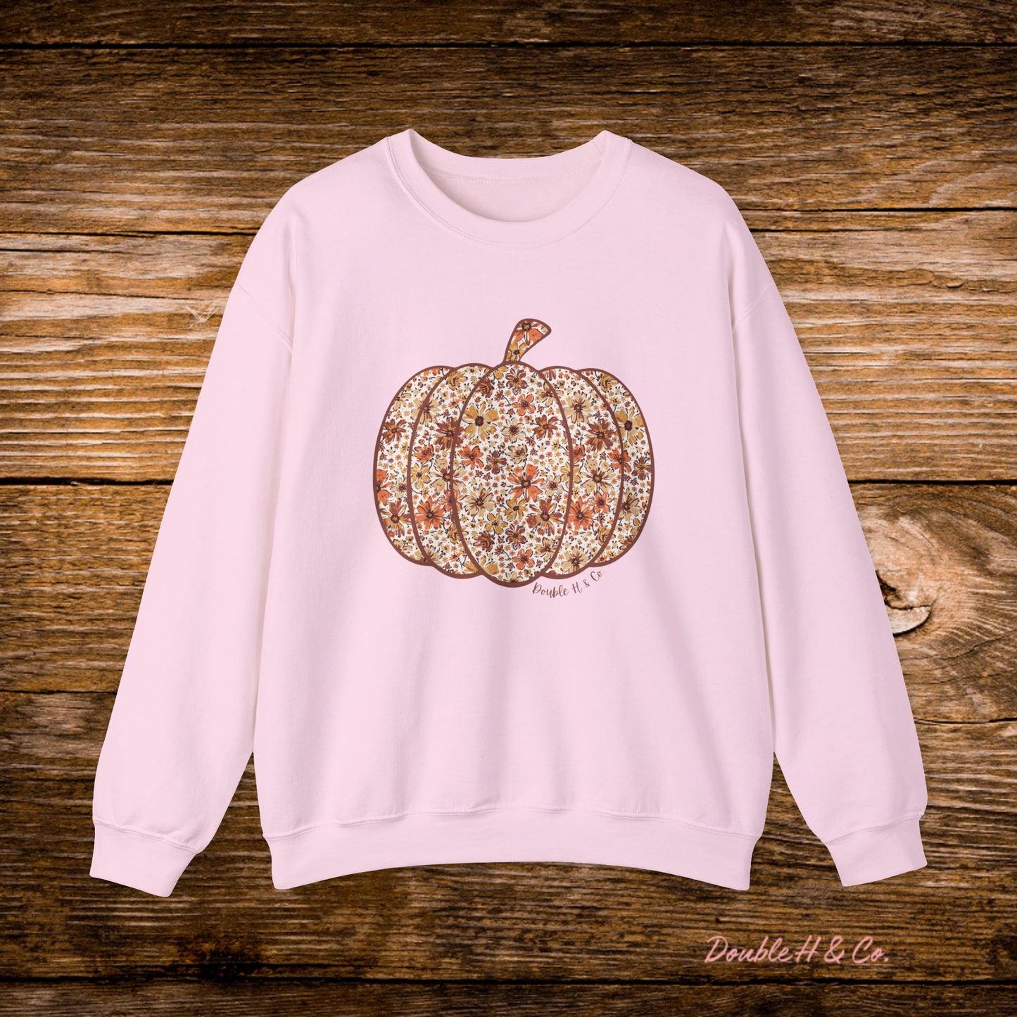 Floral Pumpkin Crewneck