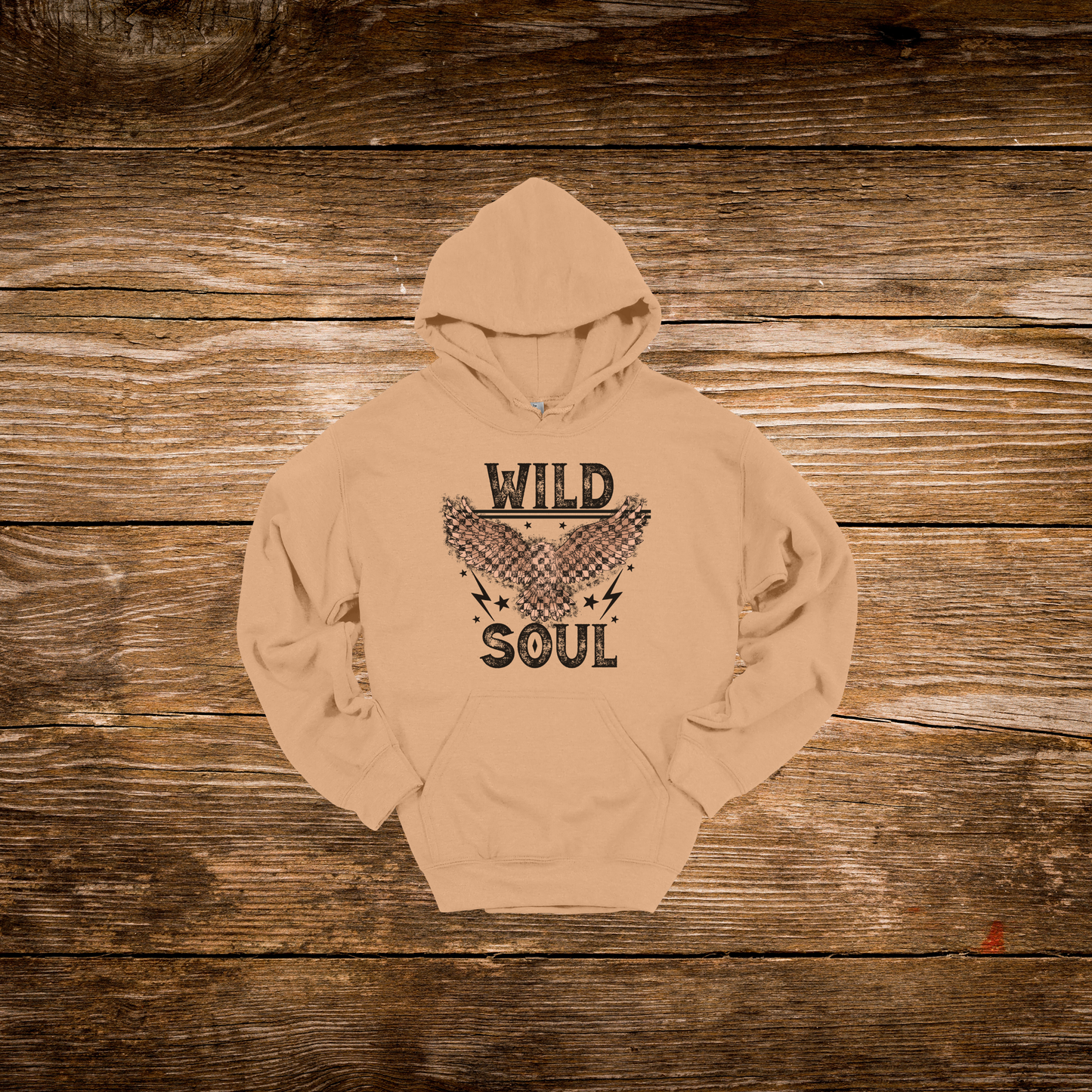 Checkered Wild Soul Hoodie