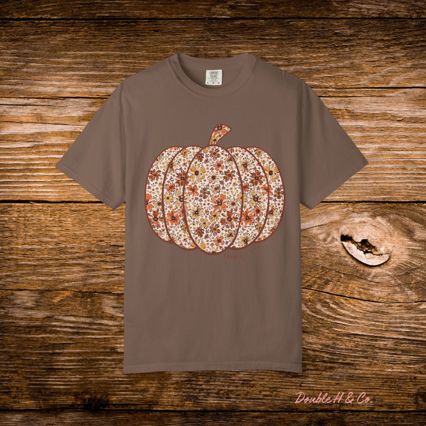 Floral Pumpkin Tee