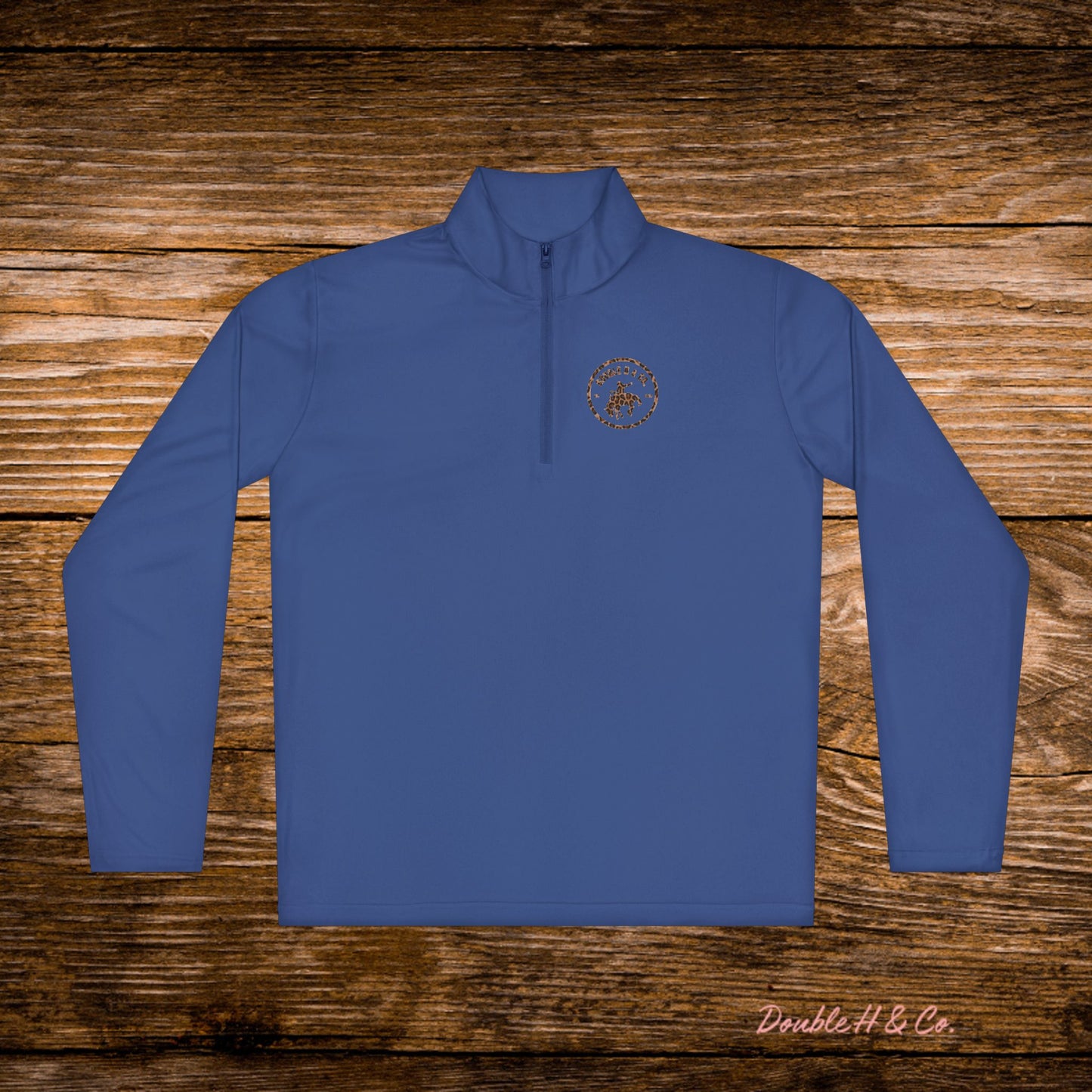 Lightweight Quarter Zip Pullover w/ Cheetah Logo