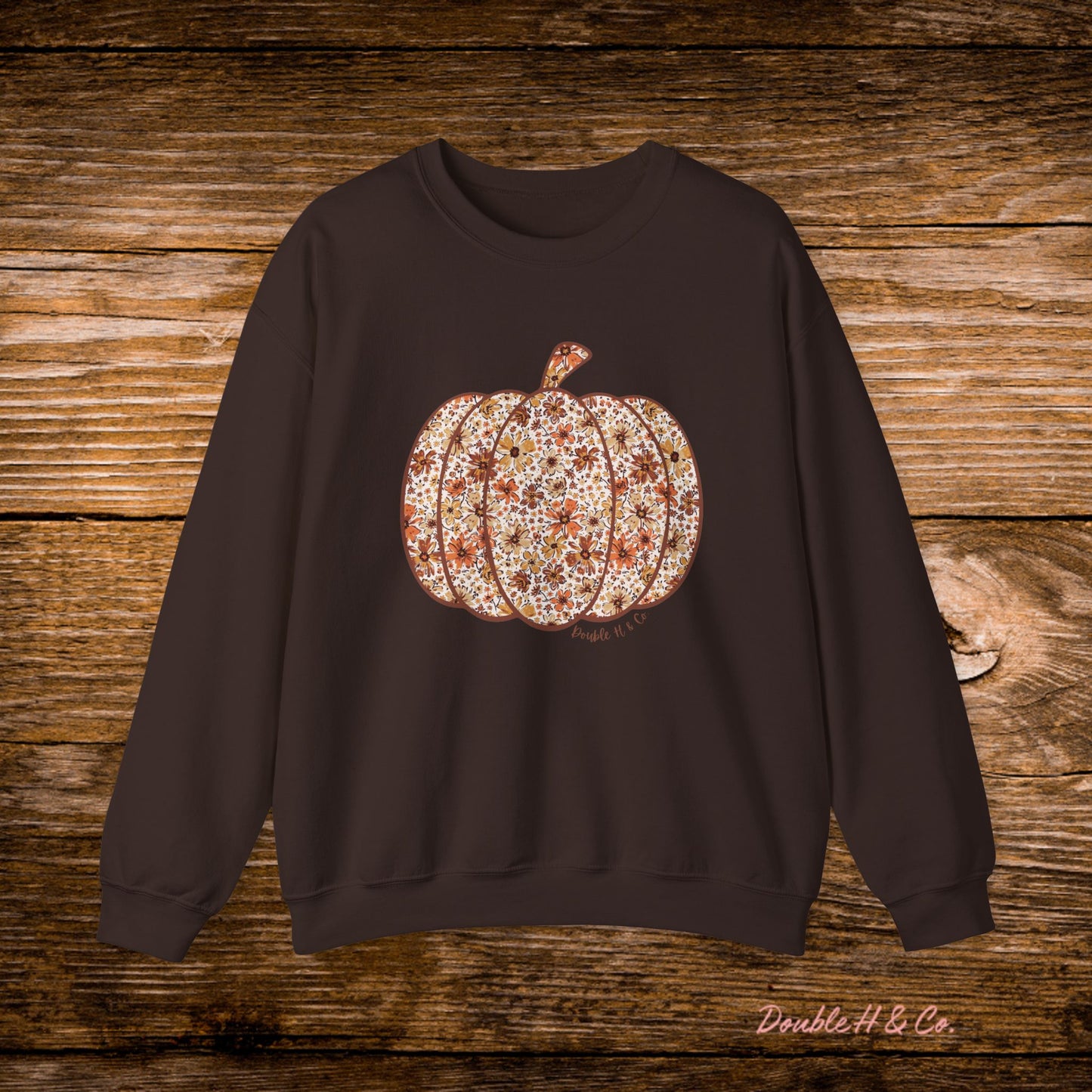 Floral Pumpkin Crewneck