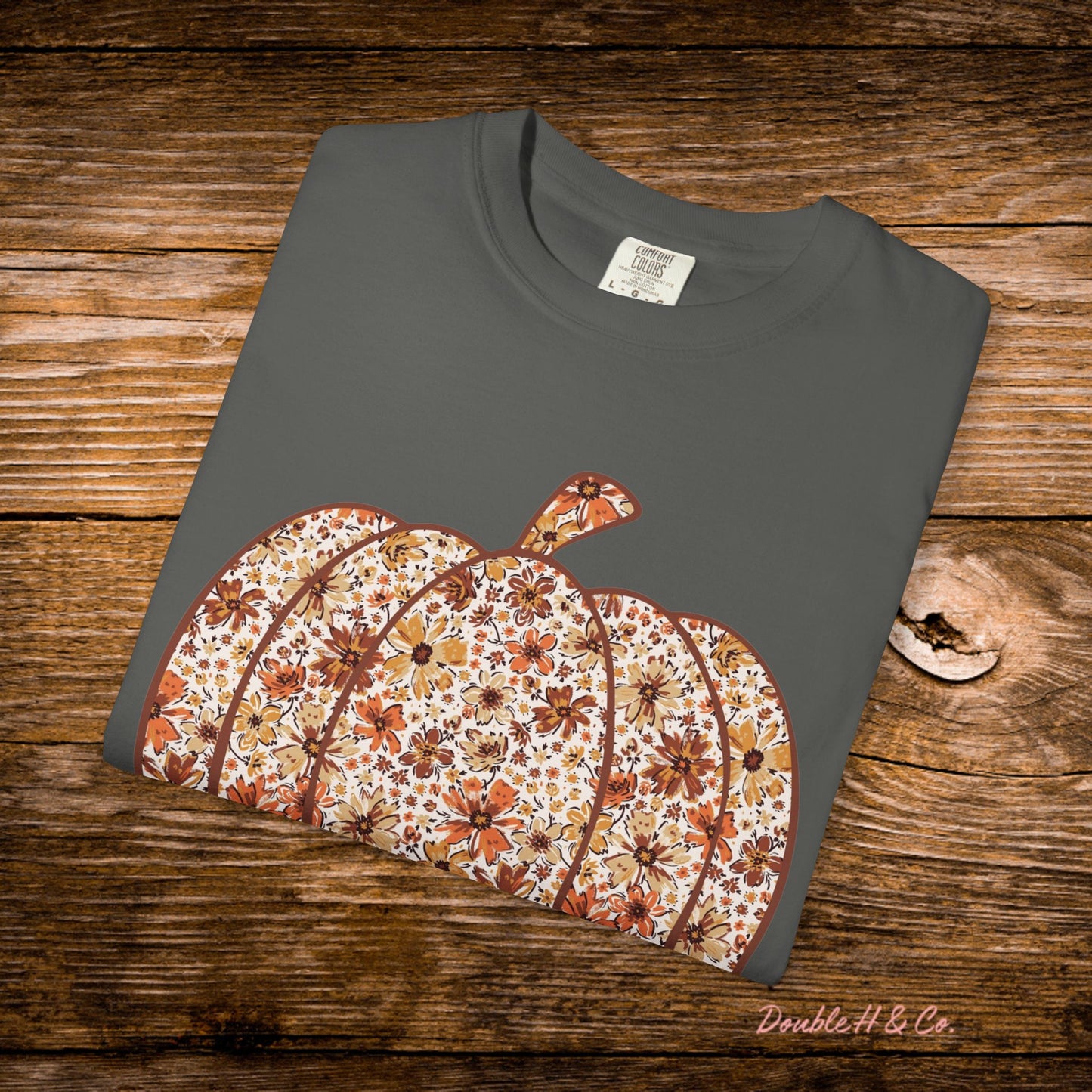 Floral Pumpkin Tee