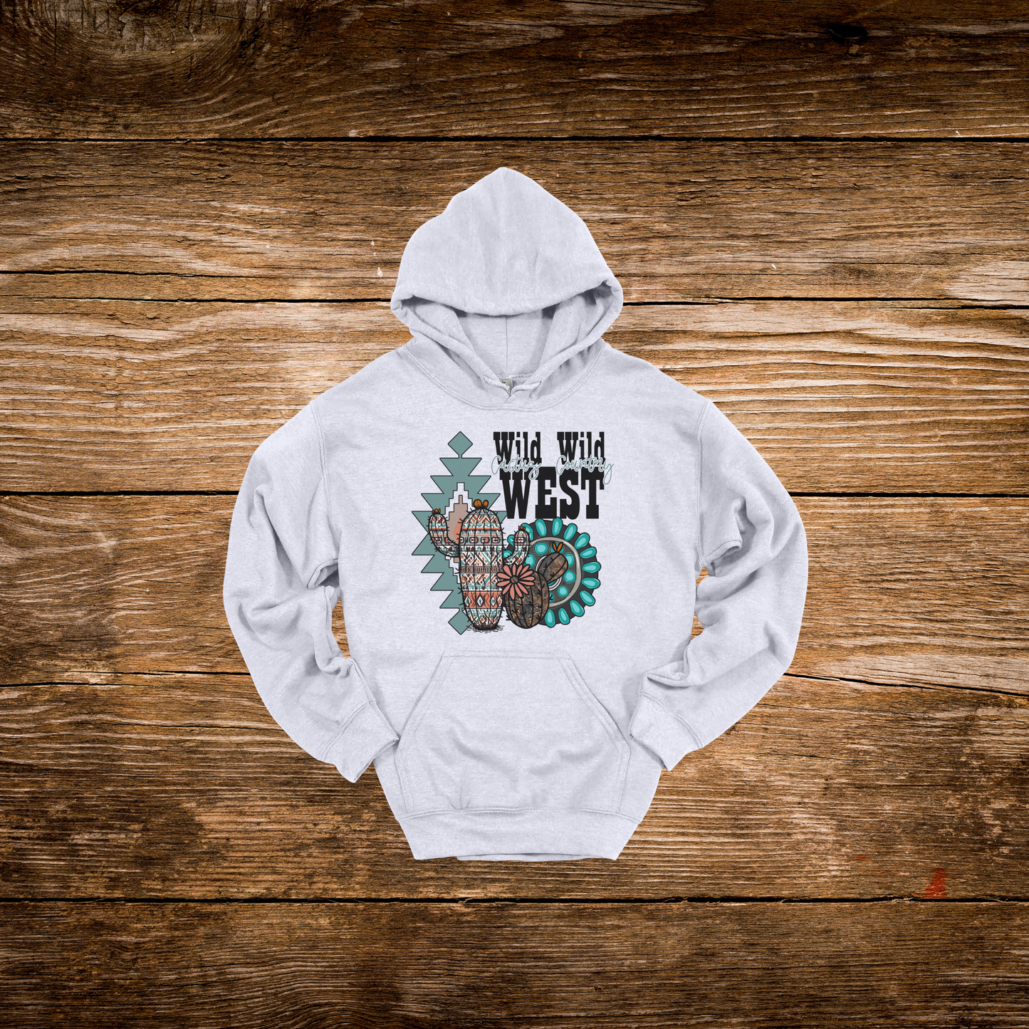 Wild West Turquise Hoodie