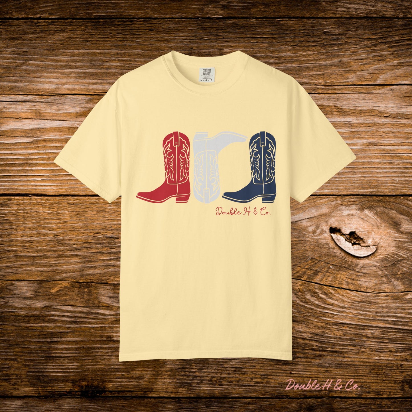 Patriotic Cowboy Boots Tee