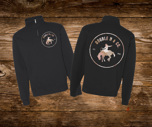 Double H & Co Logo Quarter Zip