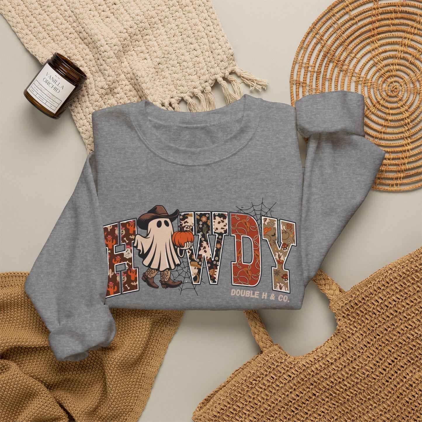 Howdy Cowboy Ghost Crewneck