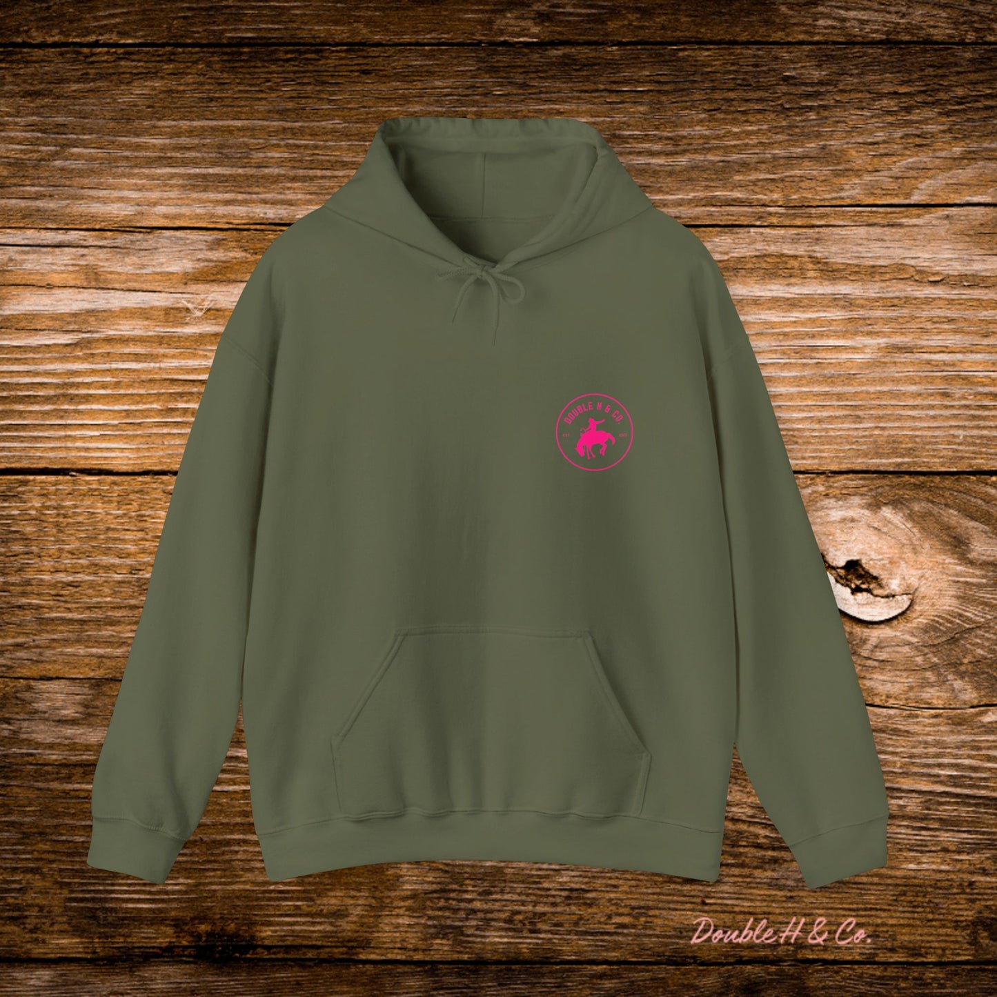 Hot Pink Logo Hoodie