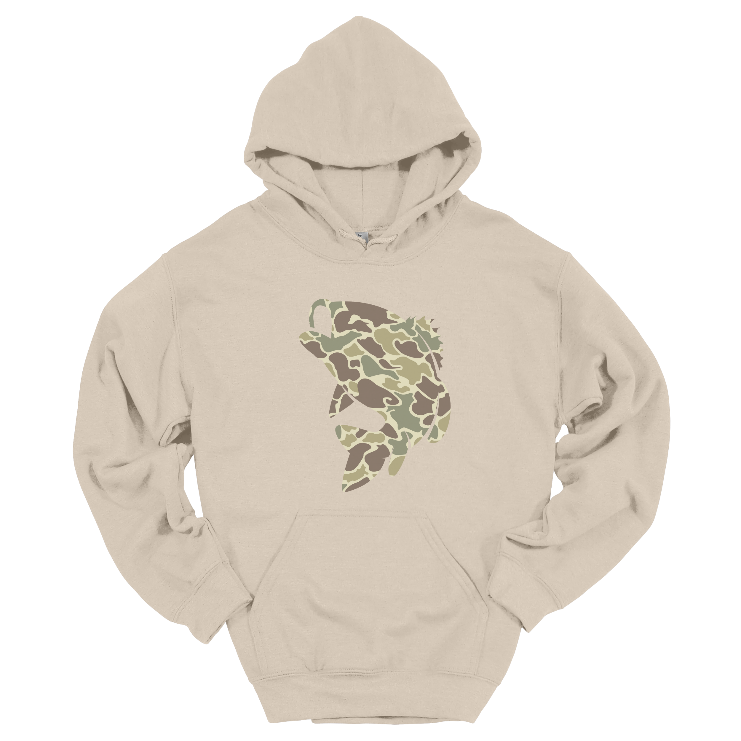 Camo Fish Hoodie