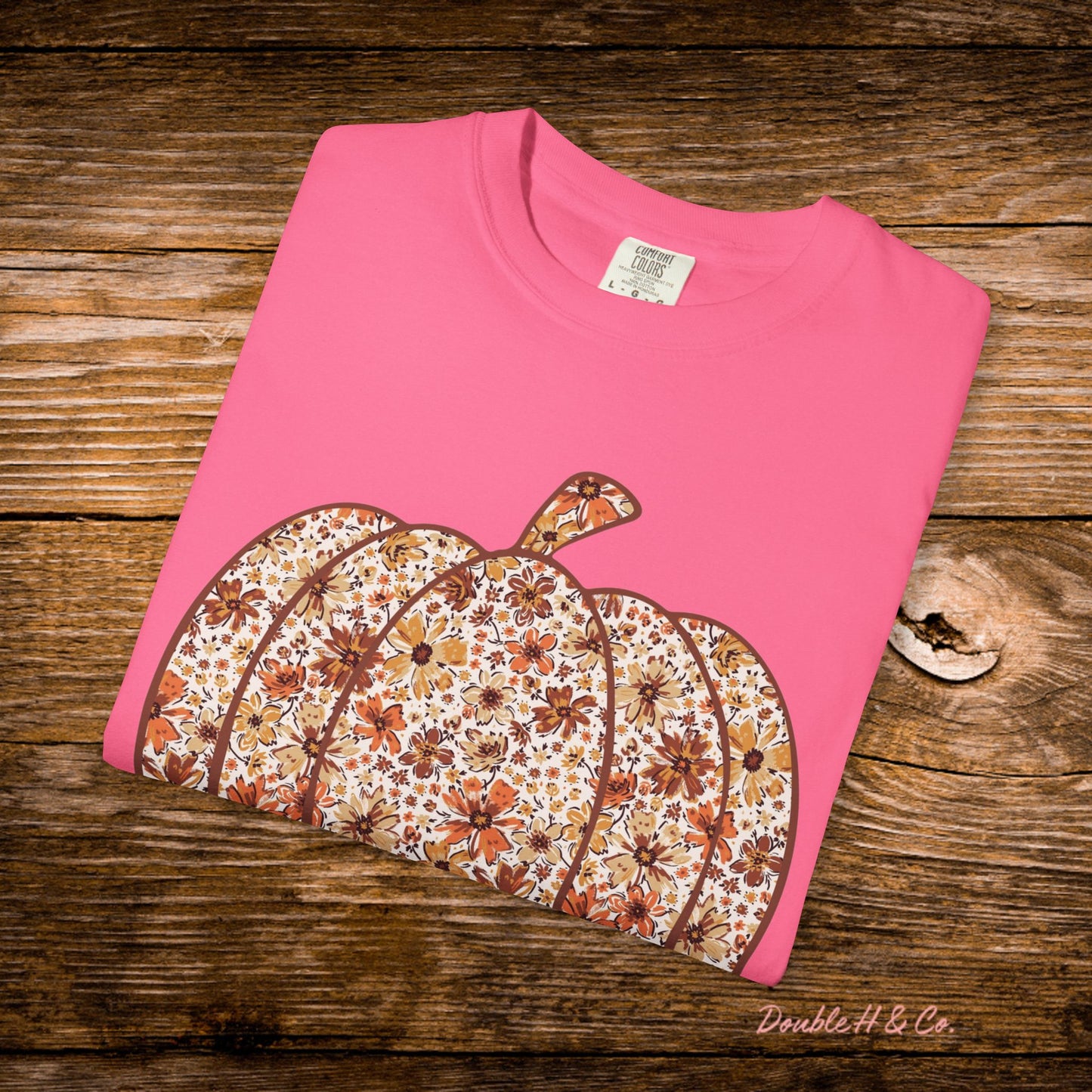 Floral Pumpkin Tee