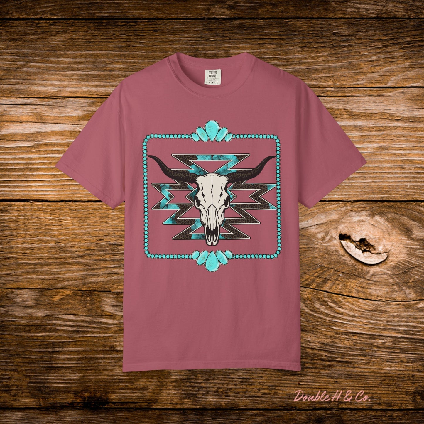 Southwest Bull Skull Graphic Tee