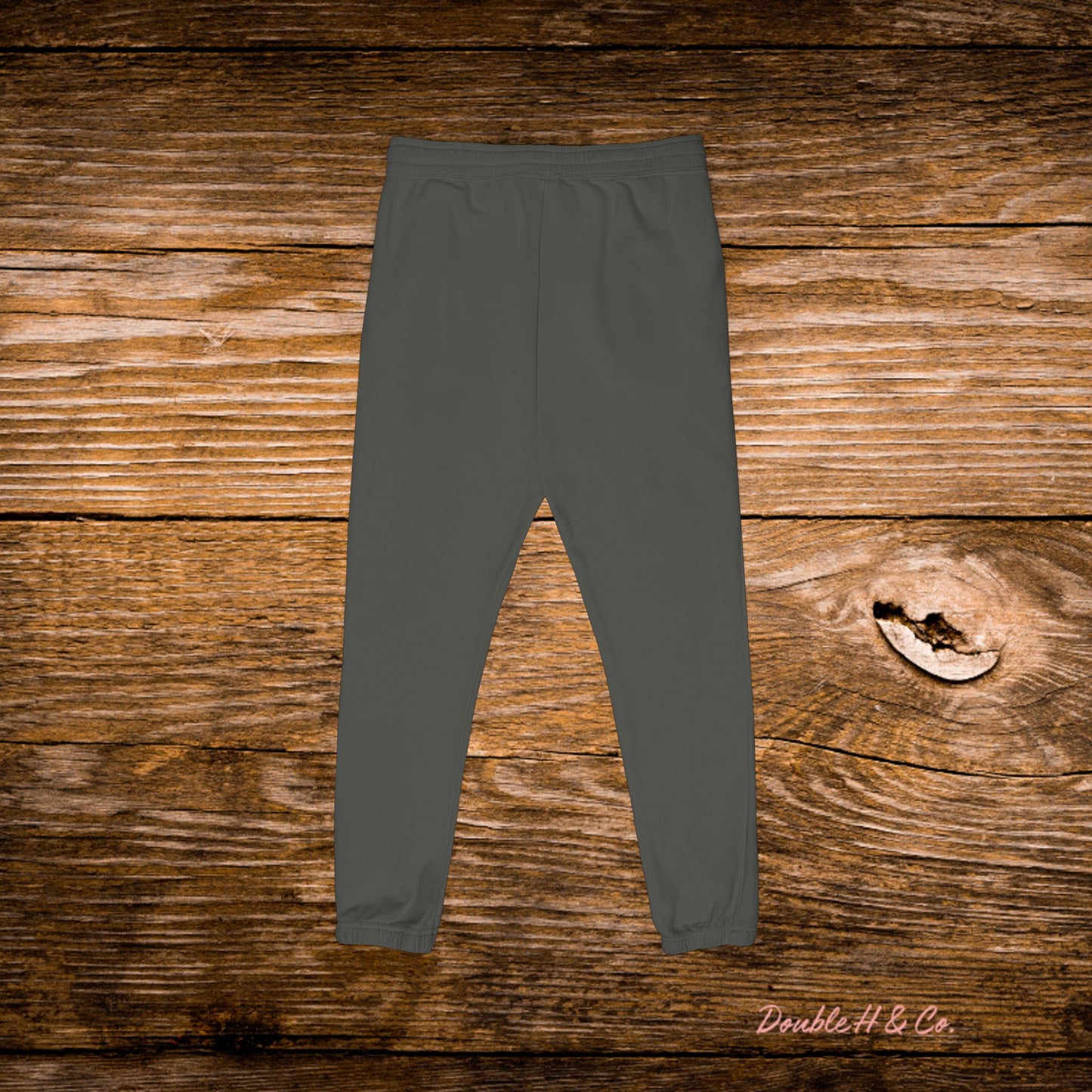 Double H & Co Embroidered Joggers