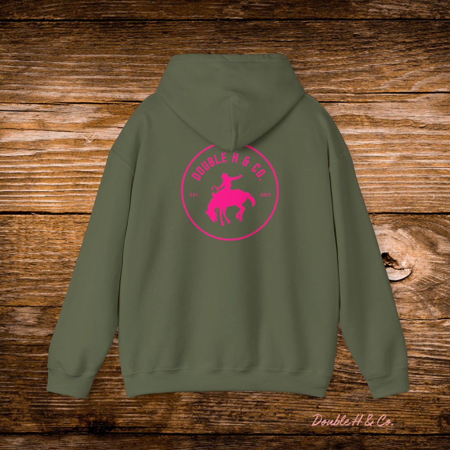 Hot Pink Logo Hoodie