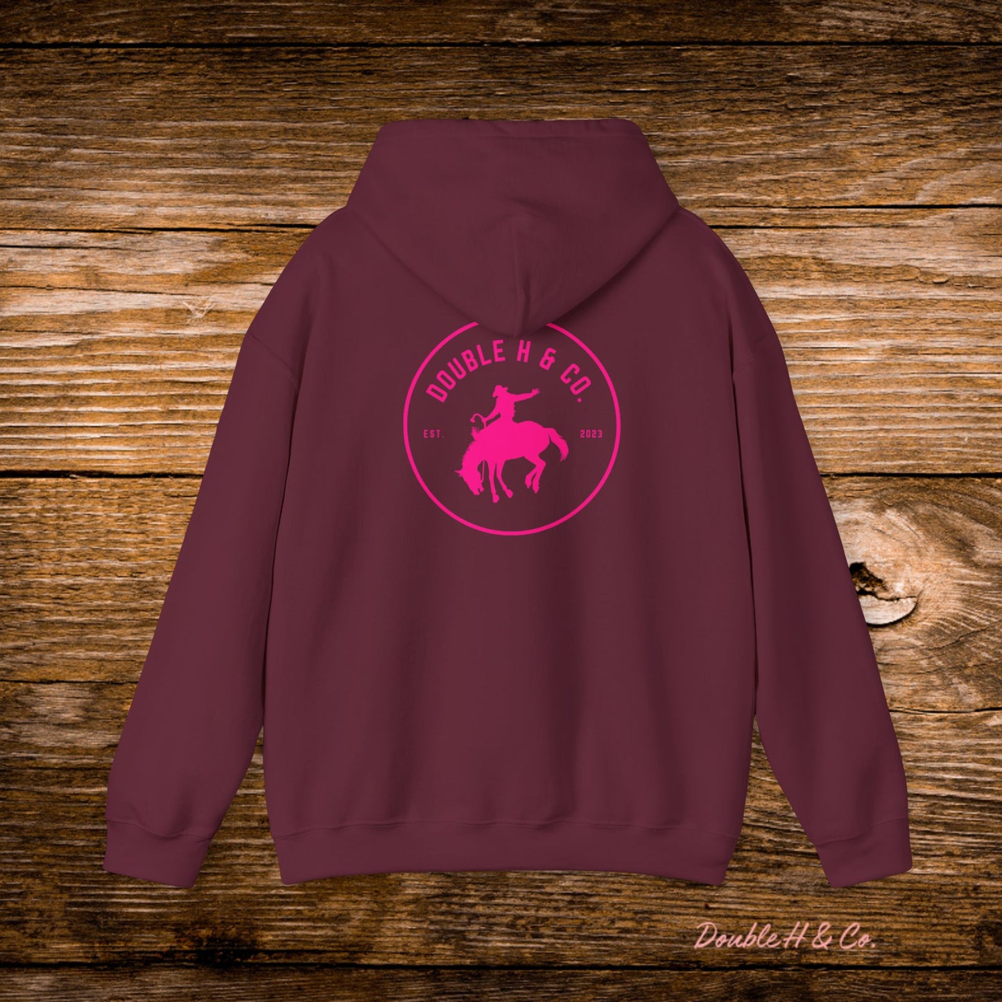 Hot Pink Logo Hoodie