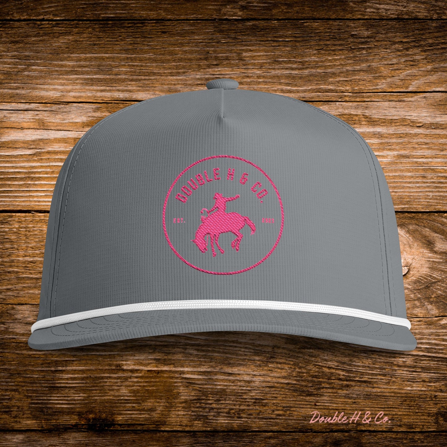 Rodeo Rope Hat w/ Pink Logo
