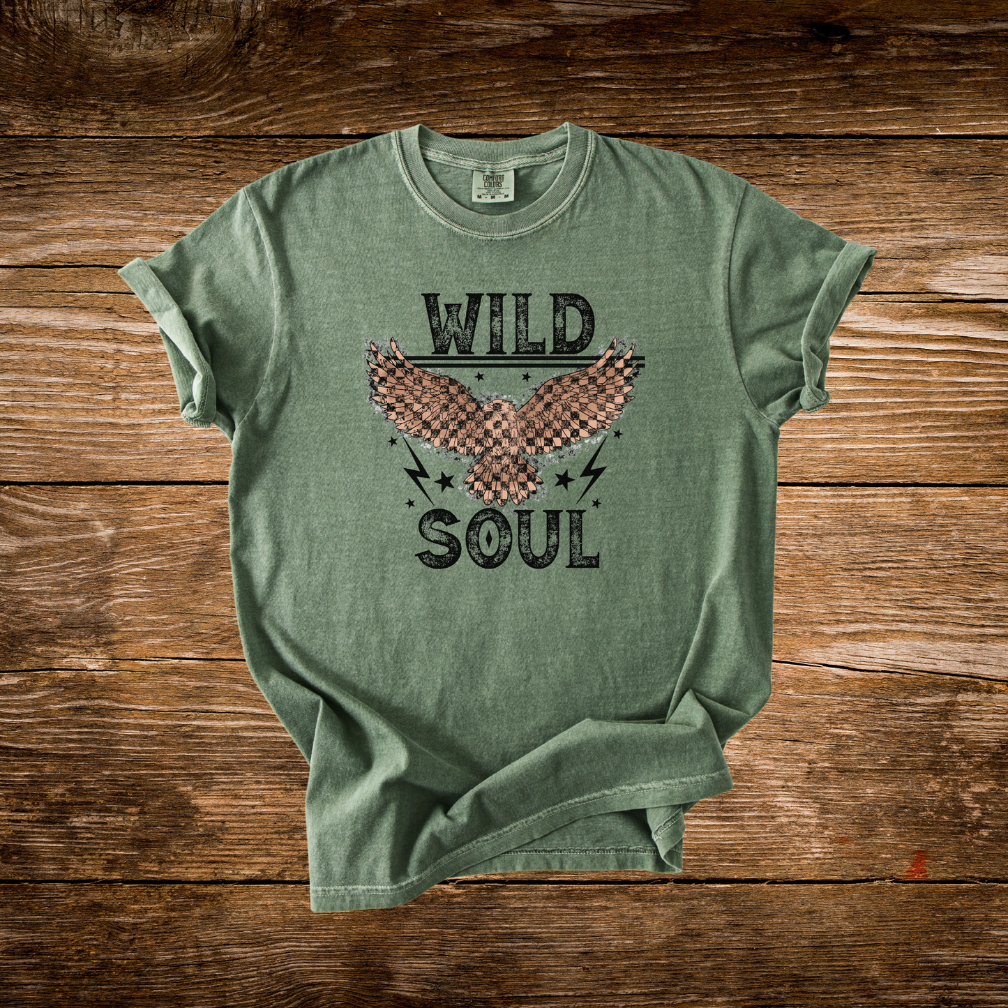 Checkered Wild Soul Tee