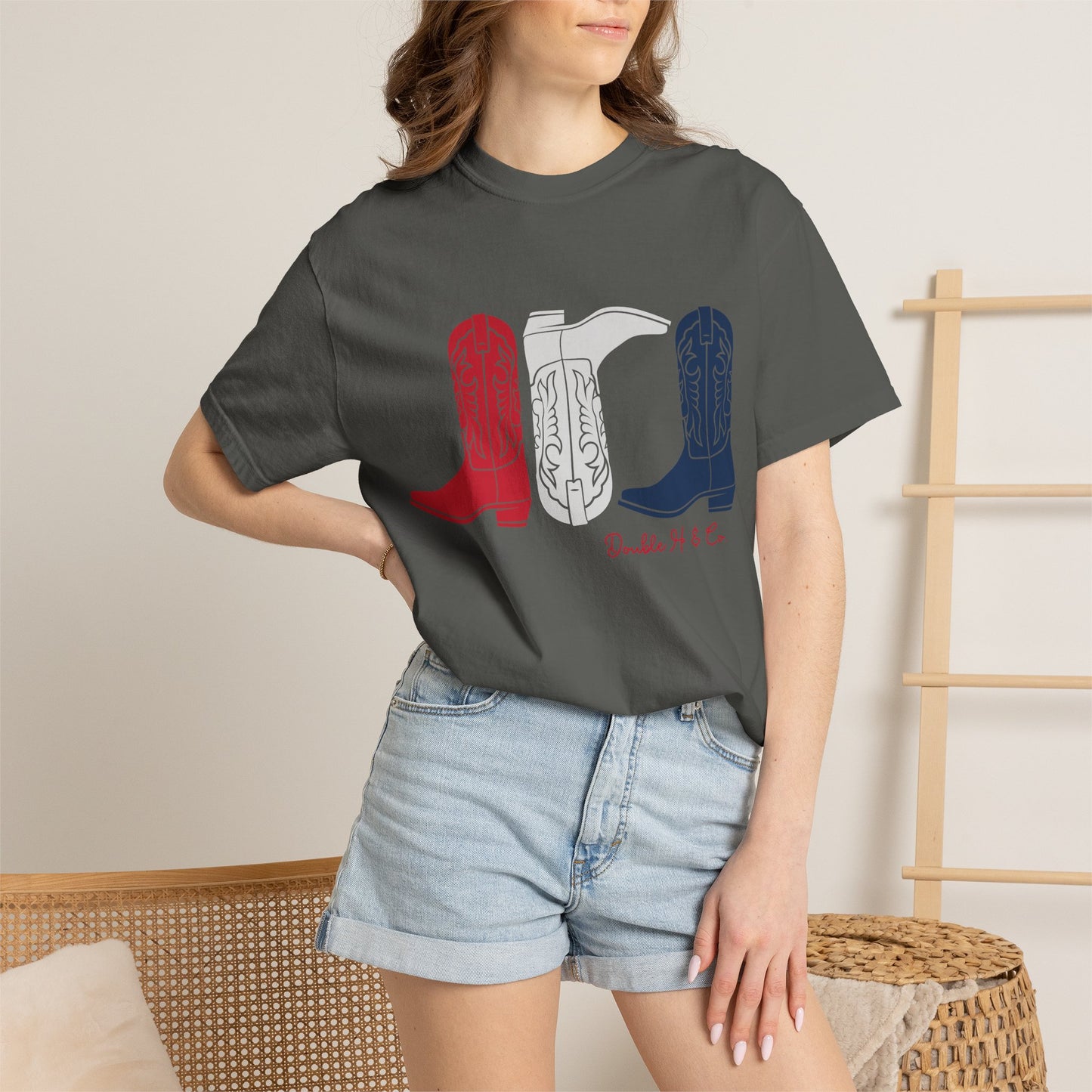 Patriotic Cowboy Boots Tee