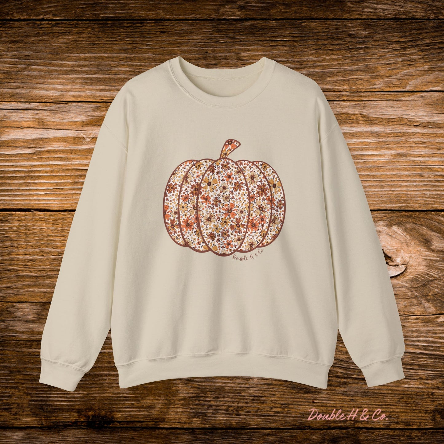Floral Pumpkin Crewneck